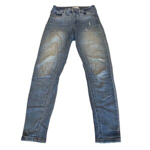 Bohme Premium Denim Women's Distressed Denim Jeans; Blue; Size 25